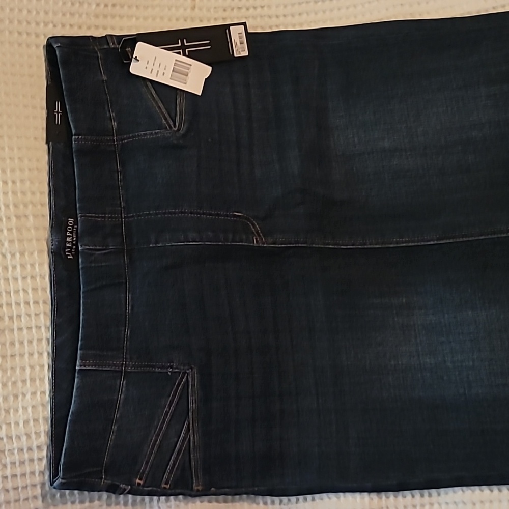 Liverpool brand denim skirt. Size 14. NWT! - Picture 2 of 7